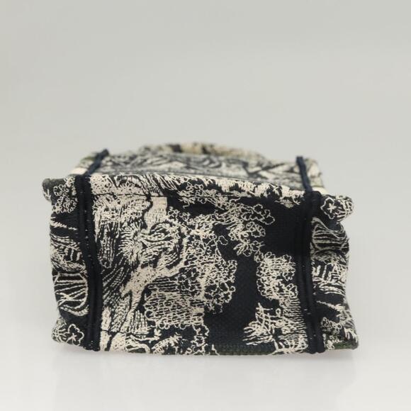 DIOR Mini Vertical Hand Bag Canvas Black - Picture 9 of 13